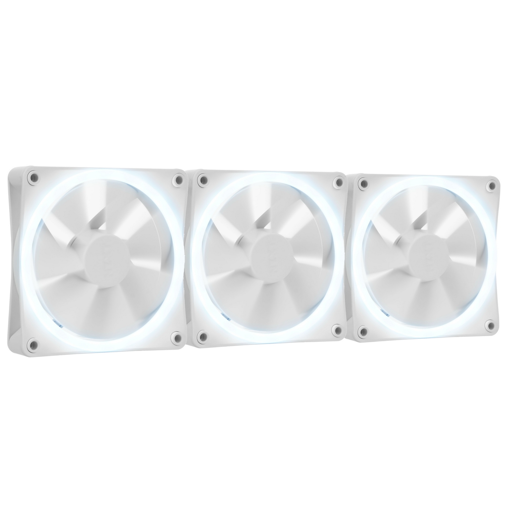 Комплект кулеров для корпуса ПК/ Case Cooler NZXT F120 RGB DUO Triple Pack (120x120x25mm, 4-pin PWM,