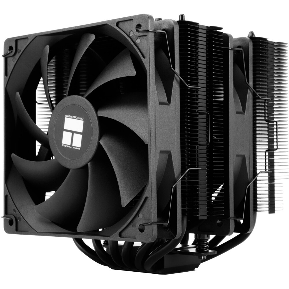 Кулер для процессора Thermalright Peerless Assassin 120 SE черный (4-pin PWM, 155mm, Ni/Cu, 6x6mm, 2