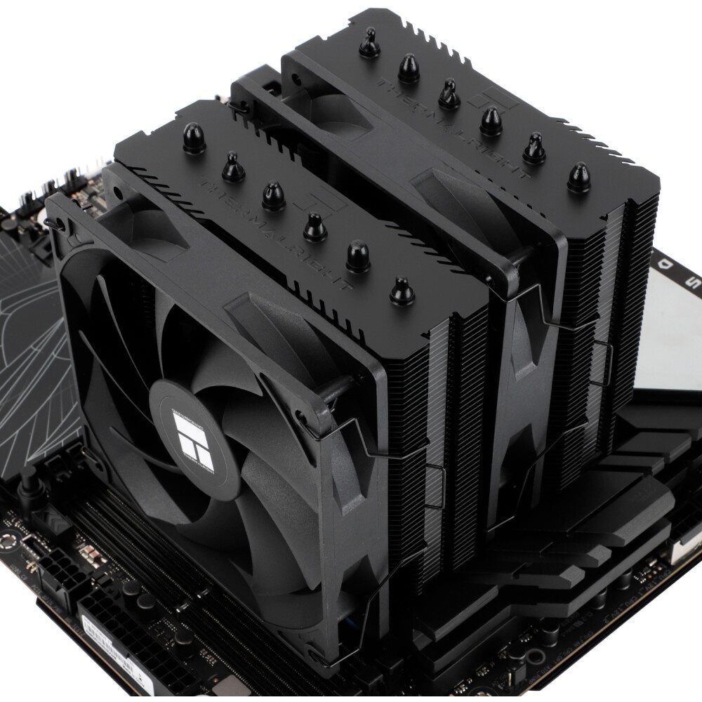 Кулер для процессора Thermalright Peerless Assassin 120 SE черный (4-pin PWM, 155mm, Ni/Cu, 6x6mm, 2