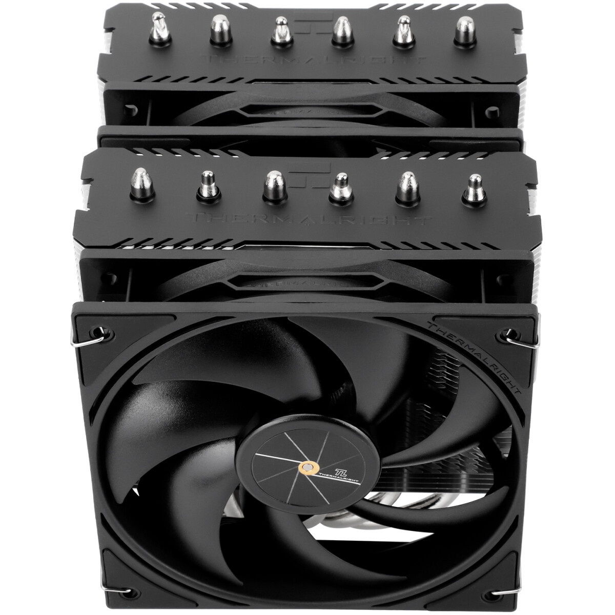 Кулер для процессора Thermalright Peerless Assassin 120 SE черный (4-pin PWM, 155mm, Ni/Cu, 6x6mm, 2