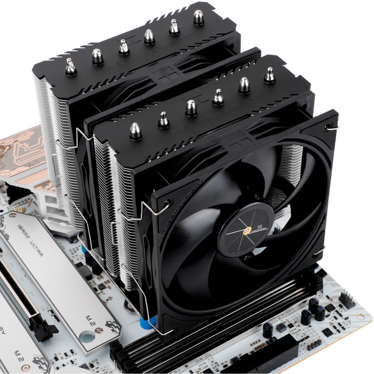 Кулер для процессора Thermalright Peerless Assassin 120 SE черный (4-pin PWM, 155mm, Ni/Cu, 6x6mm, 2
