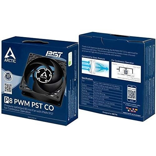 Вентилятор Case fan ARCTIC P8 PWM (PST) CO  RTL (ACFAN00151A)