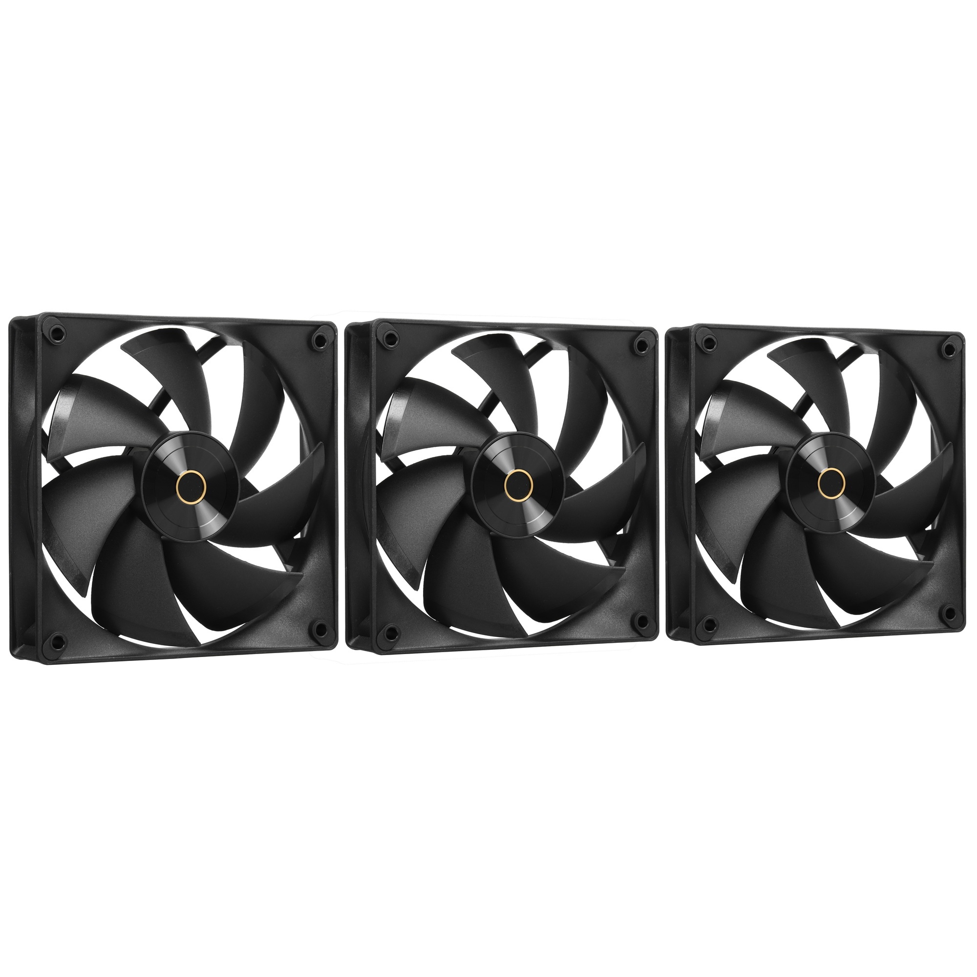 Вентилятор для корпуса Ocypus Delta F12 BK 3 IN 1, 120x120x25mm, 4-PIN PWM, 500-2000 RPM, 29 DBA MAX