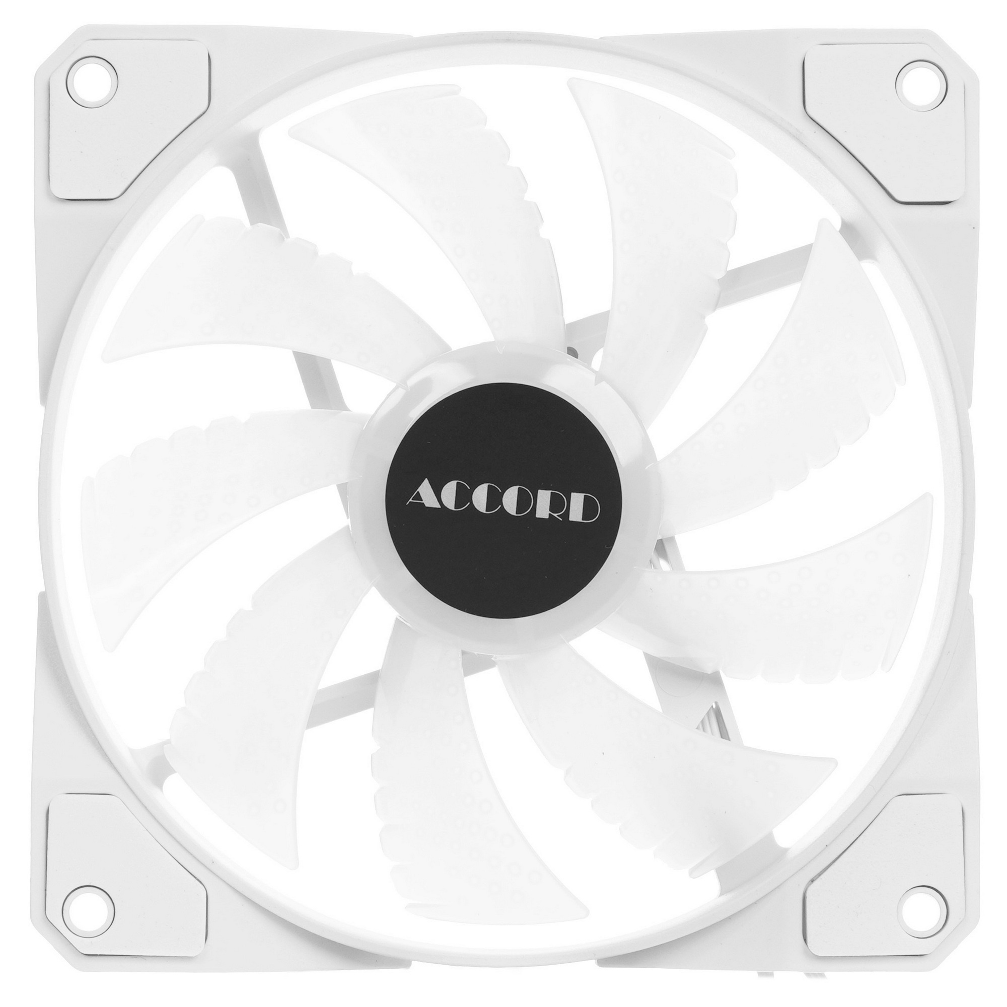 Вентилятор для корпуса Accord ACC-XF12 ARGB 120х120x25 белый 3-pin 23.7дБ (ACC-XF12 ARGB белый) brow