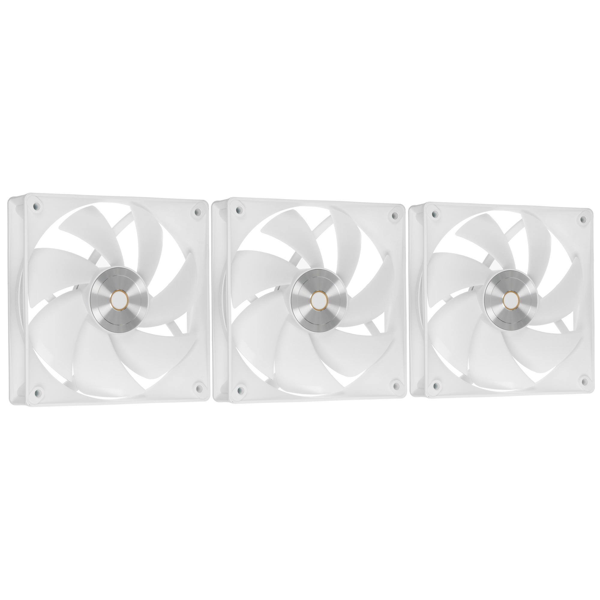 Вентилятор для корпуса Ocypus Delta F12 WH 3 IN 1, 120x120x25mm, 4-PIN PWM, 500-2000 RPM, 29 DBA MAX
