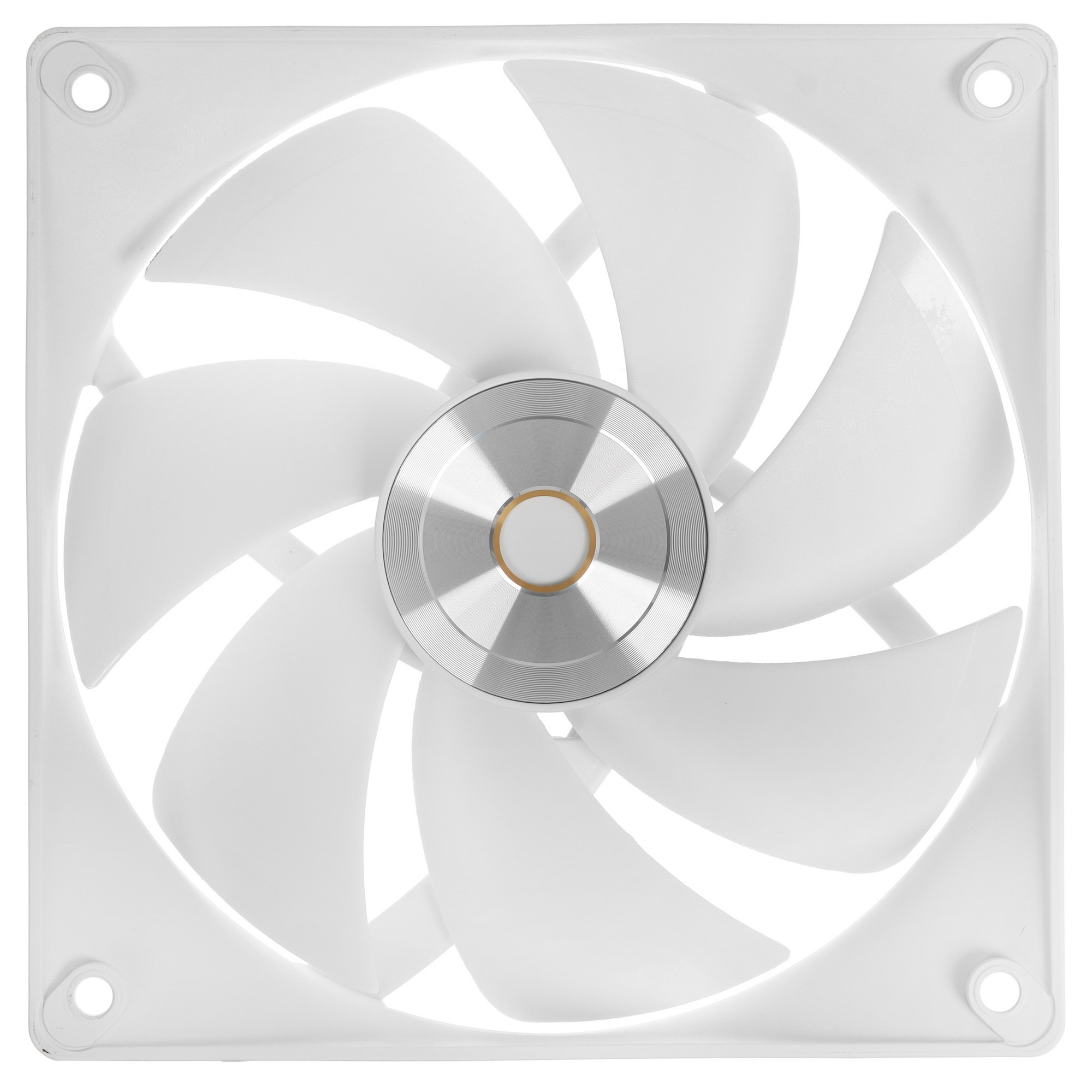 Вентилятор для корпуса Ocypus Delta F12 WH 3 IN 1, 120x120x25mm, 4-PIN PWM, 500-2000 RPM, 29 DBA MAX