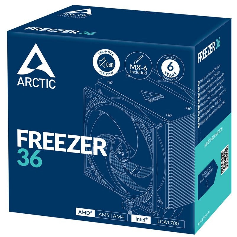 Кулер для процессора Arctic Freezer A35  AM4 арт. ACFRE00112A