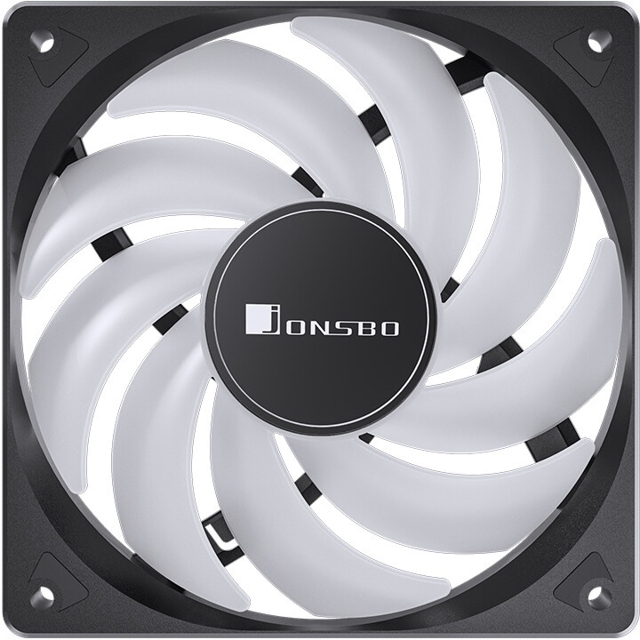 Вентилятор для корпуса Accord ACC-XF12 ARGB 120х120x25 черный 3-pin 23.7дБ (ACC-XF12 ARGB BLACK) bro