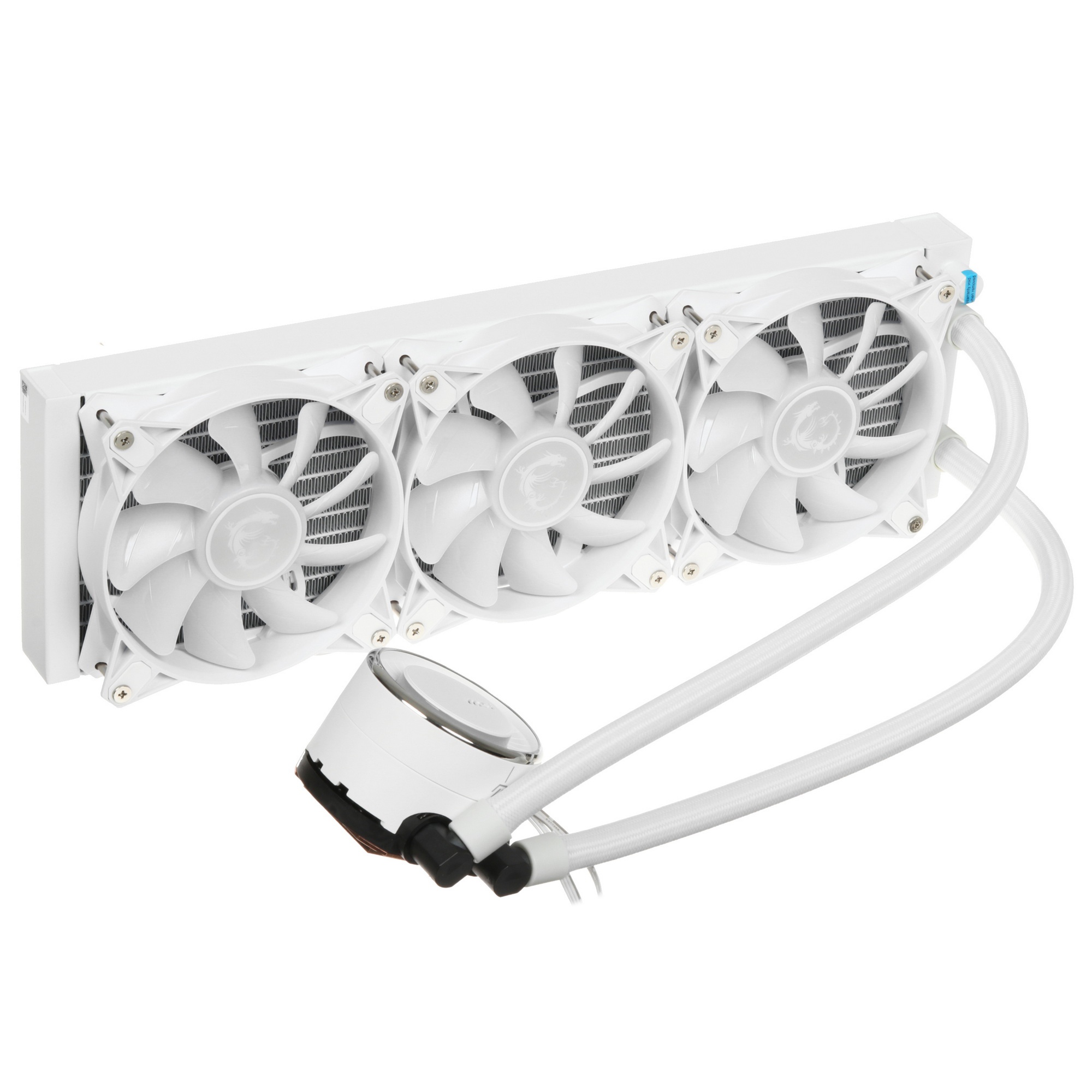 Жидкостная система охлаждения MSI MAG CORELIQUID E360 WHITE 3x ARGB Fan, ARGB Block, Color Box, Pall