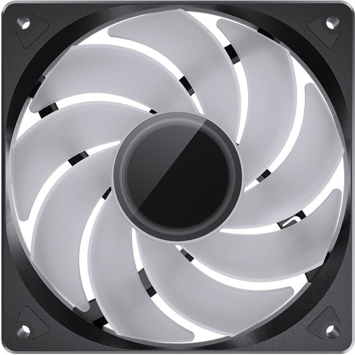 Вентилятор для корпуса Accord ACC-U12 ARGB 120х120x25 черный 4-pin 27дБ (ACC-U12 ARGB BLACK) brown b