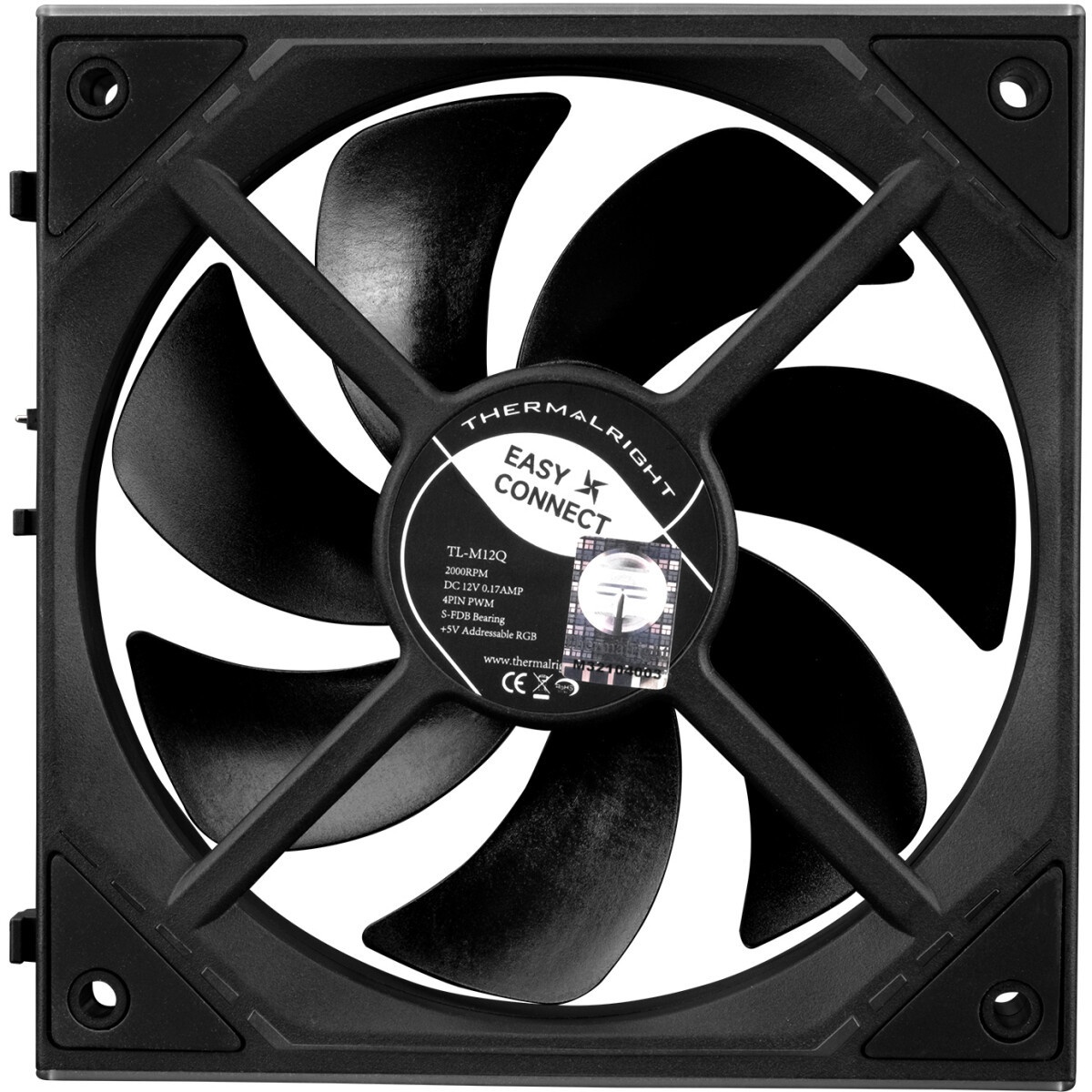Вентилятор для корпуса Accord ACC-U12 ARGB 120х120x25 черный 4-pin 27дБ (ACC-U12 ARGB BLACK) brown b