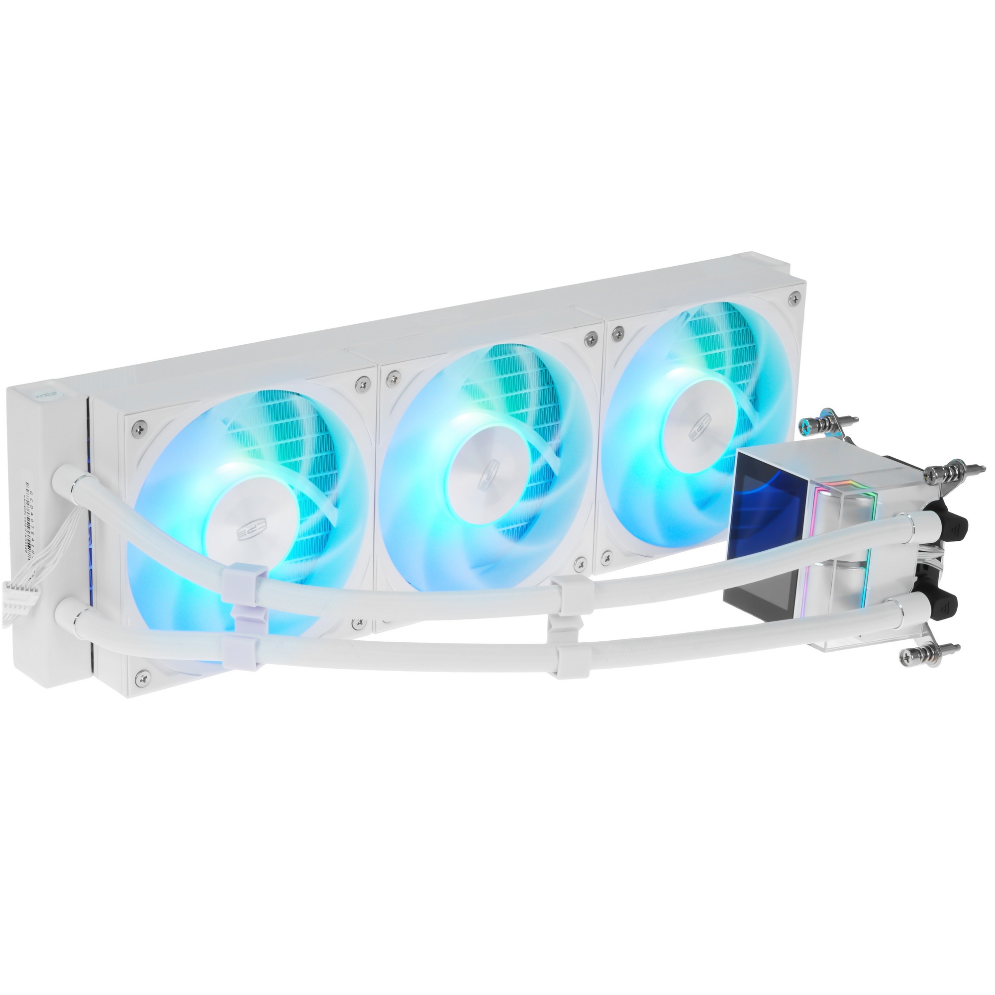 Система охлаждения Water Cooling System PCCooler DS360 Display WH (310W, 360mm, LED, White, ARGB Pum