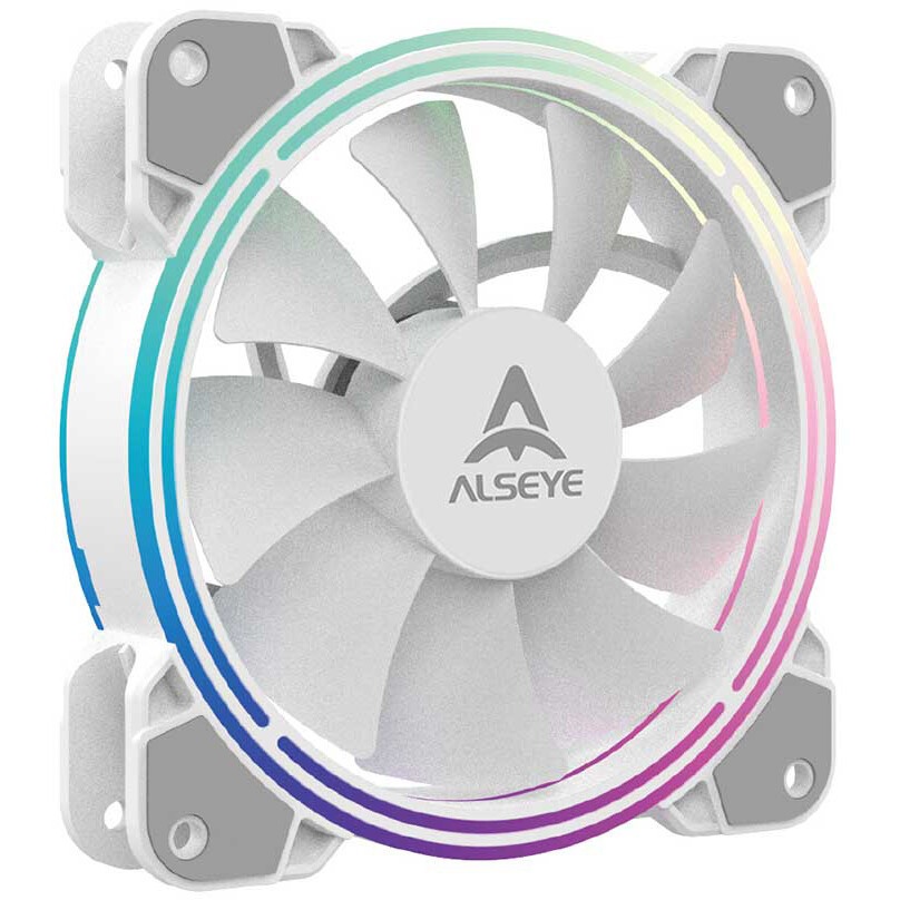 Вентилятор для корпуса Alseye i12B-K3 черный, 120 мм, 1800 об/мин, 33.2 дБ, 4 pin