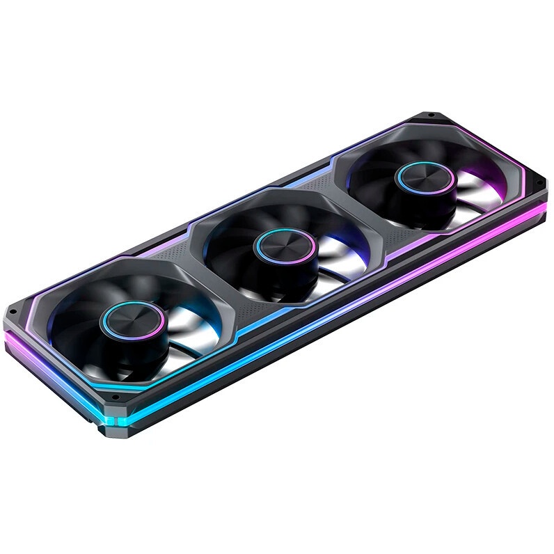 Вентилятор для корпуса Alseye i12B-K3 черный, 120 мм, 1800 об/мин, 33.2 дБ, 4 pin