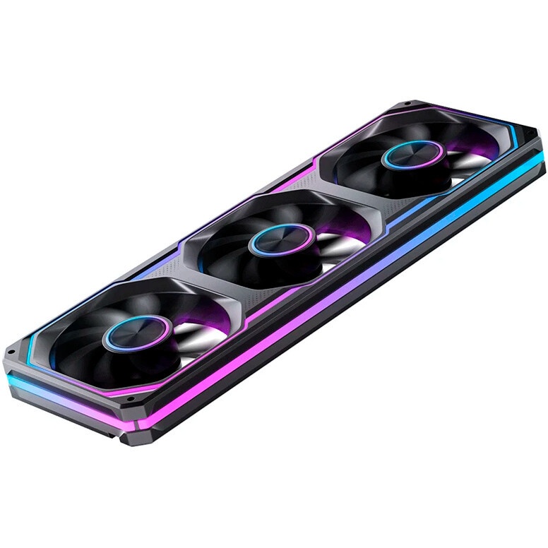 Вентилятор для корпуса Alseye i12B-K3 черный, 120 мм, 1800 об/мин, 33.2 дБ, 4 pin