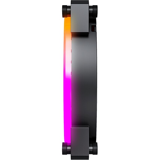 Вентилятор для корпуса Alseye i12B-K3 черный, 120 мм, 1800 об/мин, 33.2 дБ, 4 pin