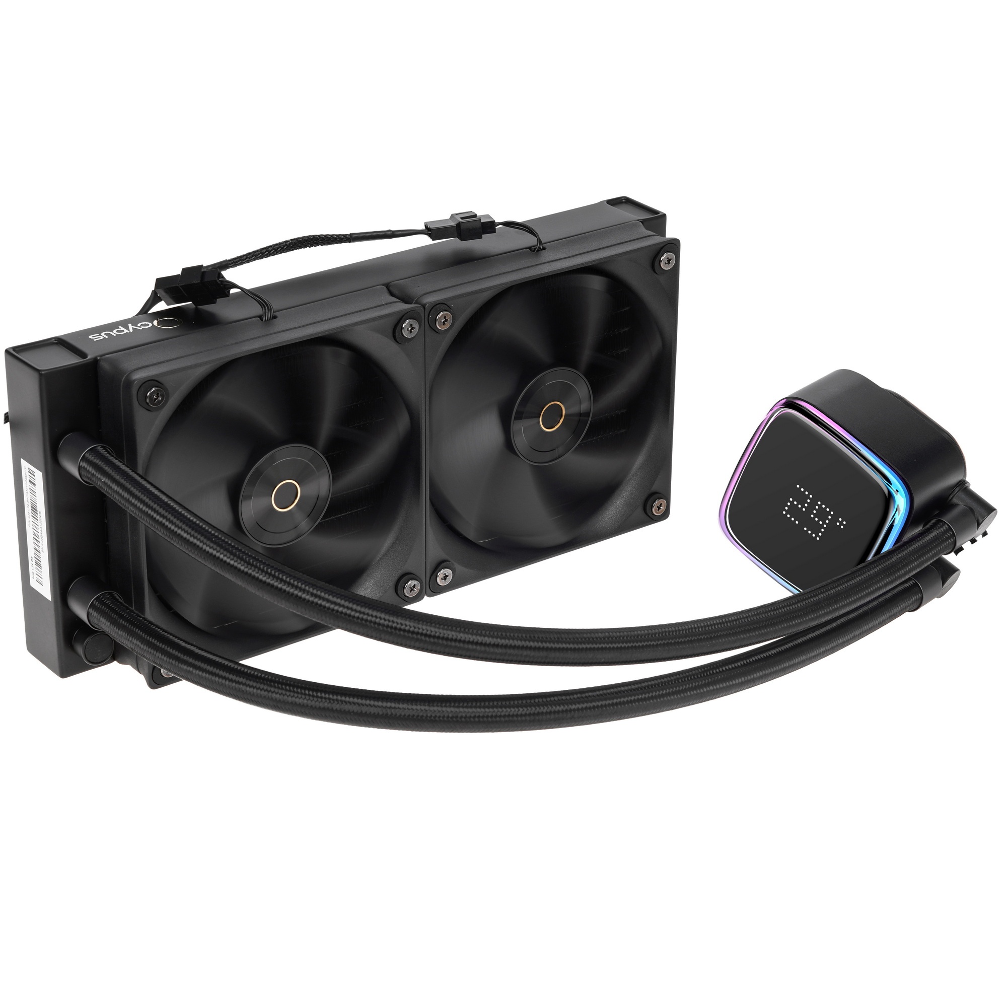 Система жидкостного охлаждения Ocypus Iota L24 BK ARGB Black 280W/ All Intel/ AMD AM*/ Digital displ