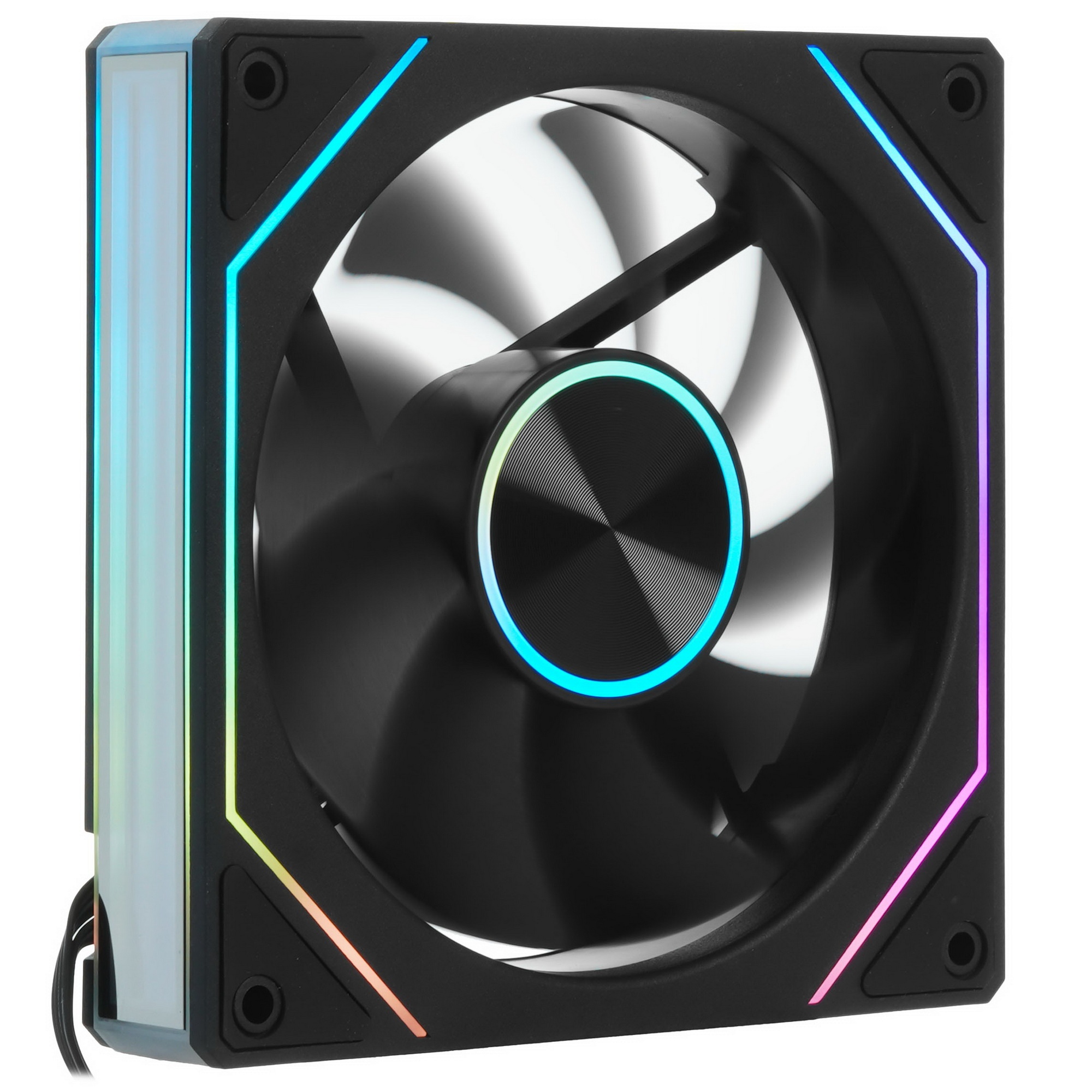 Кулер для корпуса Case Cooler PCCooler FG120 ARGB BK (120x120x25mm, 4-pin PWM, ARGB, 54CFM, 28.4dBA,