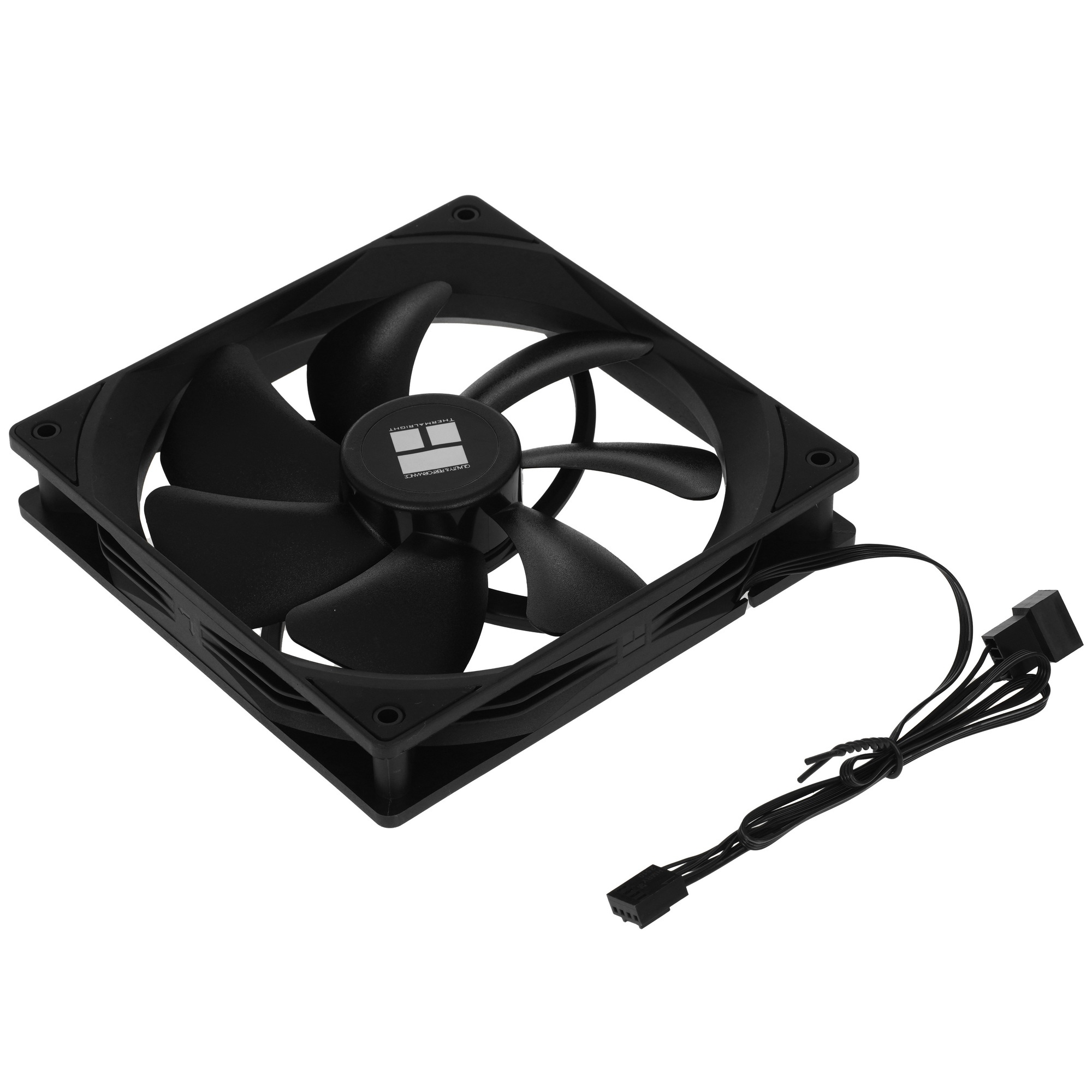Кулер для корпуса Thermalright TL-C14C черный (140x140x25mm, 4-pin PWM, 75.8CFM, 26.4dBA, 1500RPM)