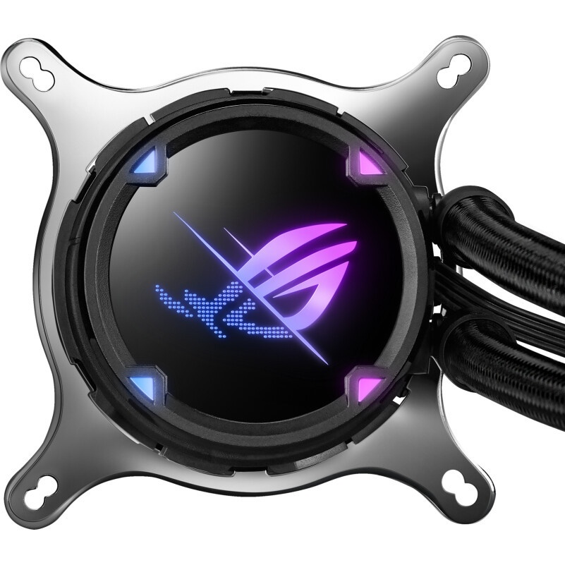 Жидкостная система охлаждения ASUS ROG STRIX LC II 360 ARGB 90RC00F1-M0UAY4 черный 120мм алюминий+ме