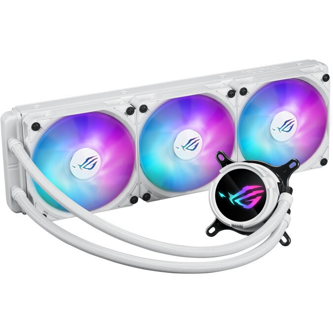 Жидкостная система охлаждения ASUS ROG STRIX LC II 360 ARGB 90RC00F1-M0UAY4 черный 120мм алюминий+ме
