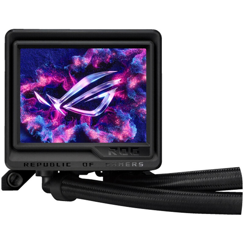 Жидкостная система охлаждения ASUS ROG STRIX LC II 360 ARGB 90RC00F1-M0UAY4 черный 120мм алюминий+ме