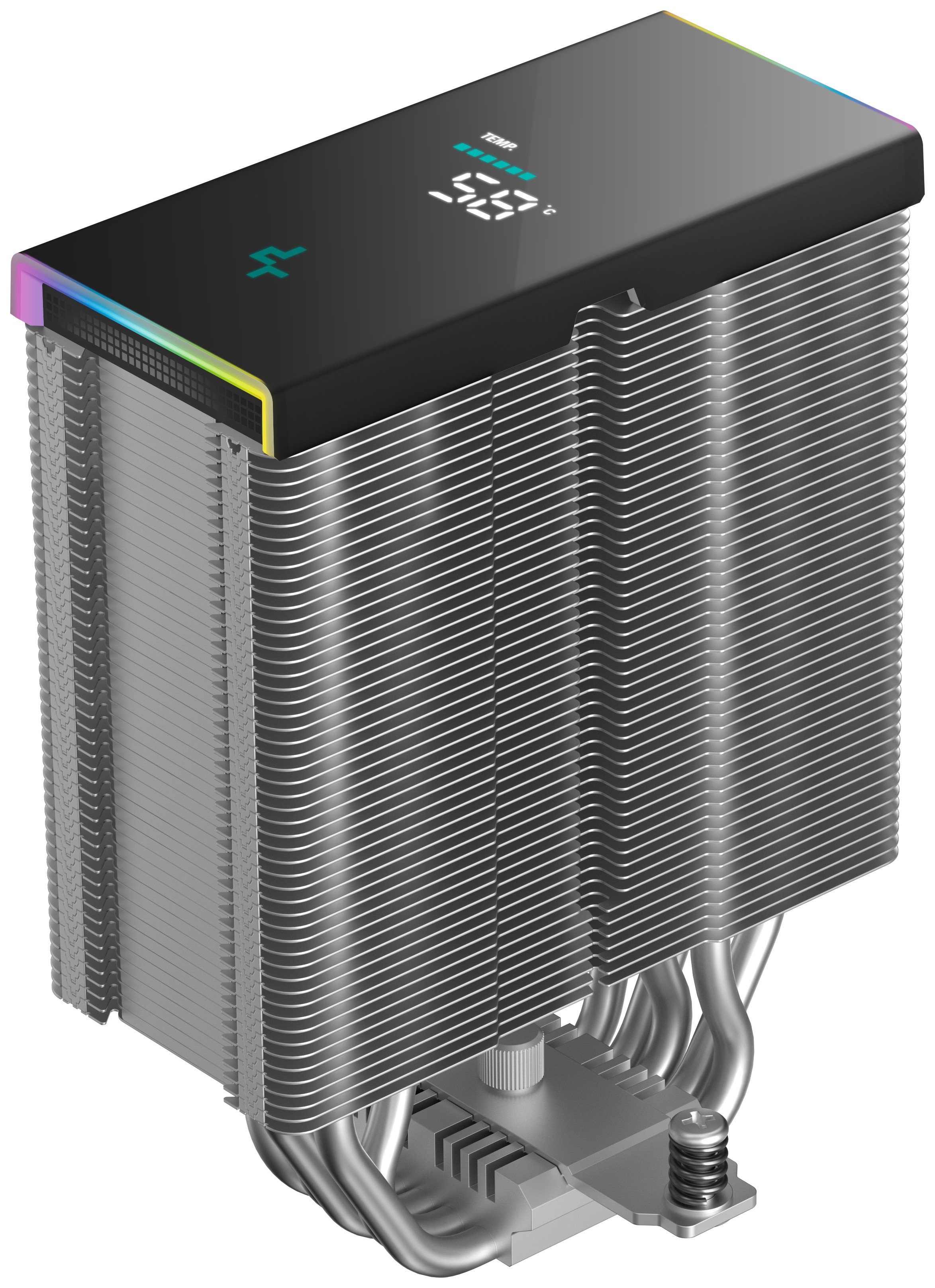 Кулер для процессора DEEPCOOL AK500S DIGITAL SE LGA20XX/1700/1200/115X/AM5/AM4 (12шт/кор, TDP 240W,