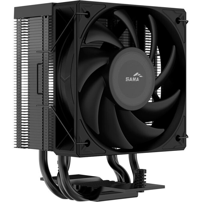 Кулер для процессора SAMA X30 (180W, 4-pin PWM, 133.5mm, 3x6mm, 1x100mm, 50.1CFM, 35.2dBA, 2600RPM,