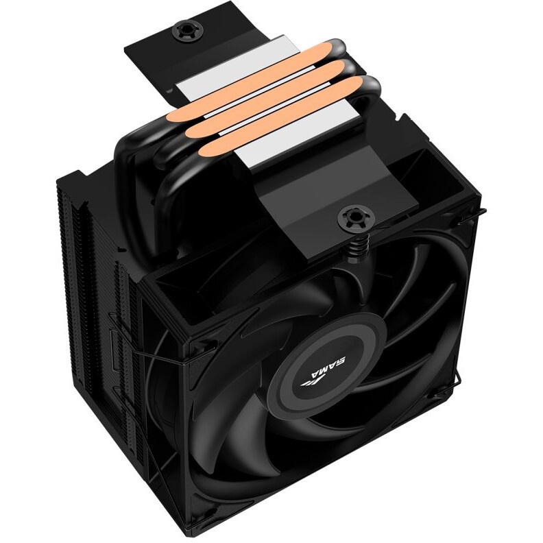 Кулер для процессора SAMA X30 (180W, 4-pin PWM, 133.5mm, 3x6mm, 1x100mm, 50.1CFM, 35.2dBA, 2600RPM,
