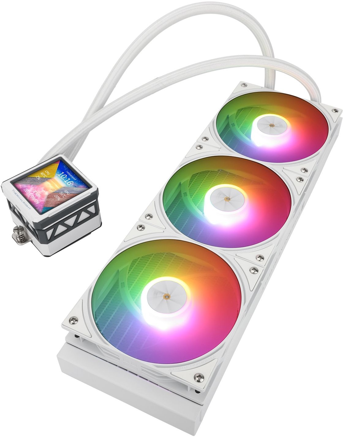 Водяное охлаждение для процессора Water Cooling System Thermalright Frozen Warframe 360 Ultra White