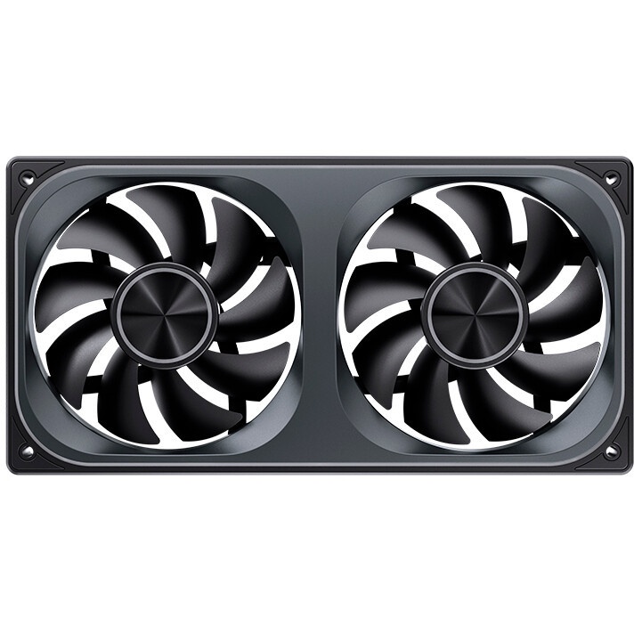 Кулер для корпуса ПК/ Case Cooler NZXT F240 RGB Core (120x120x25mm, 4-pin PWM, RGB, 75.12CFM, 30dBA,