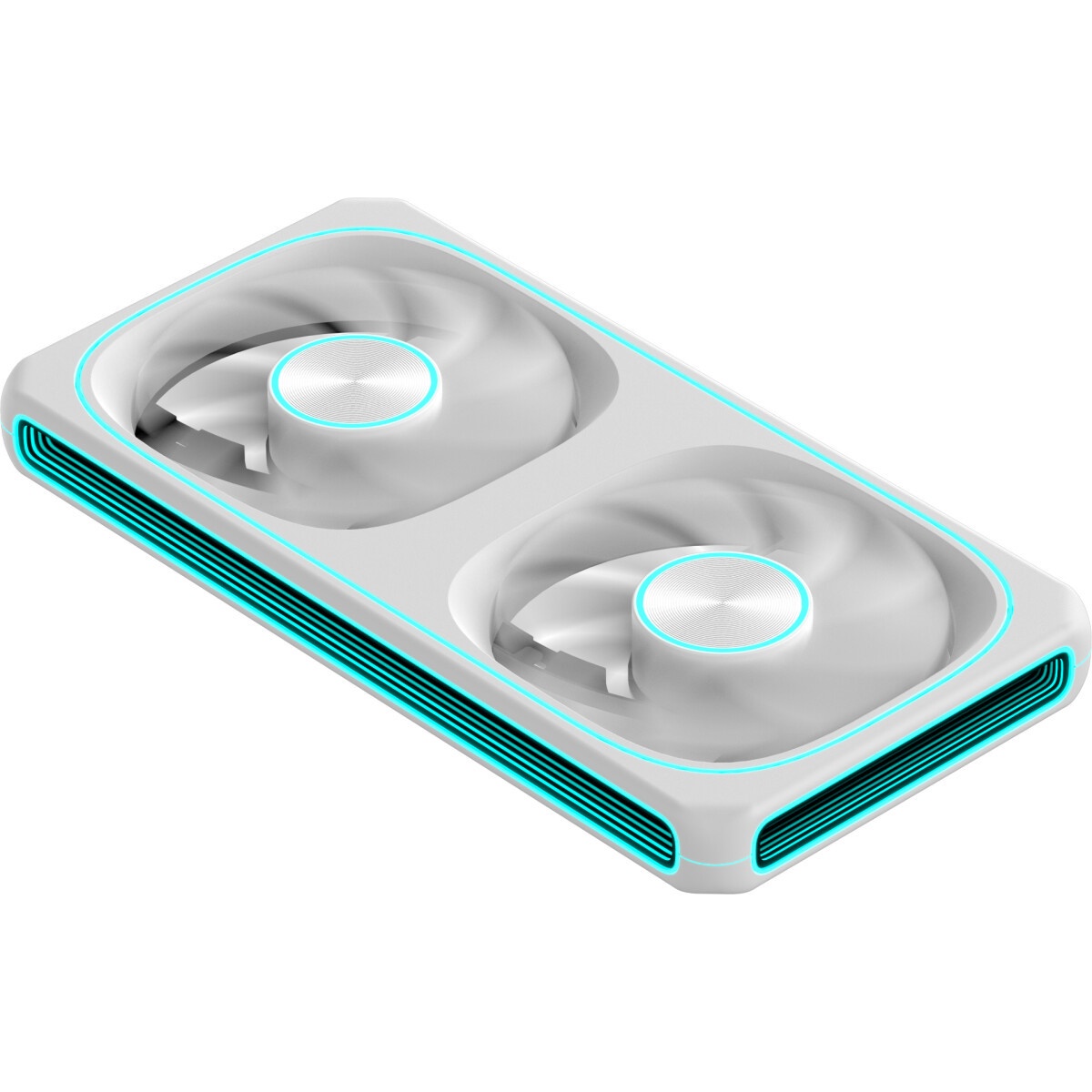 Кулер для корпуса ПК/ Case Cooler NZXT F240 RGB Core (120x120x25mm, 4-pin PWM, RGB, 75.12CFM, 30dBA,