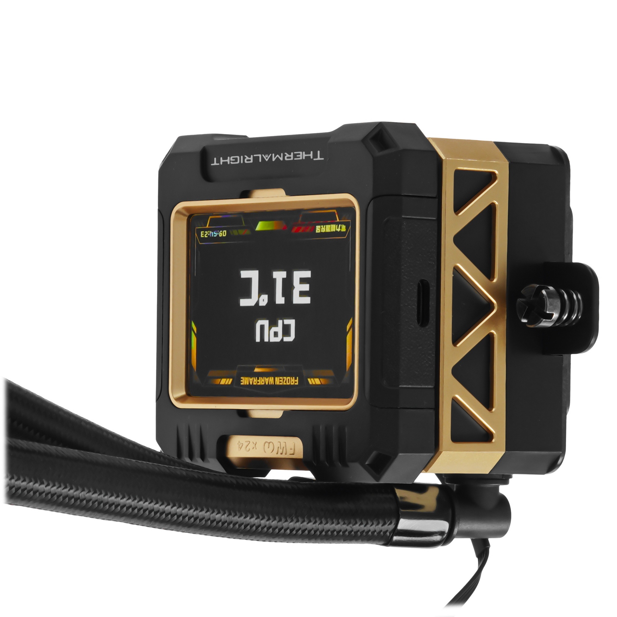 Водяное охлаждение для процессора Thermalright Frozen Warframe SE 240 ARGB Black (240mm, LED temp.,
