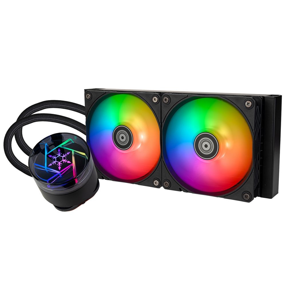Жидкостная система охлаждения Silverstone SST-NP240-ARGB G53NP240ARGB020 черный