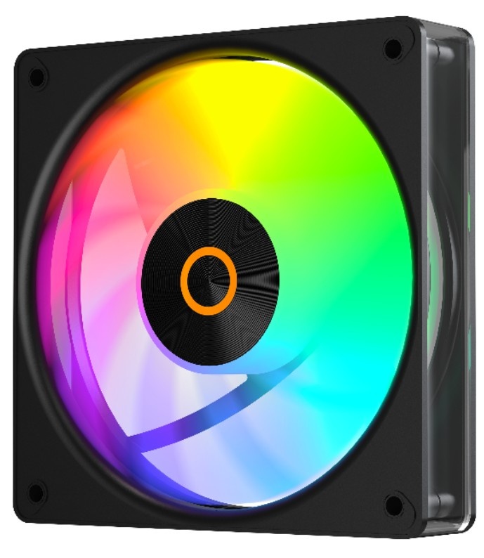 Вентилятор для корпуса Ocypus Gamma F12 Elite BK ARGB, 120x120x25mm, 4-PIN PWM, 600-1800 RPM, 26 DBA