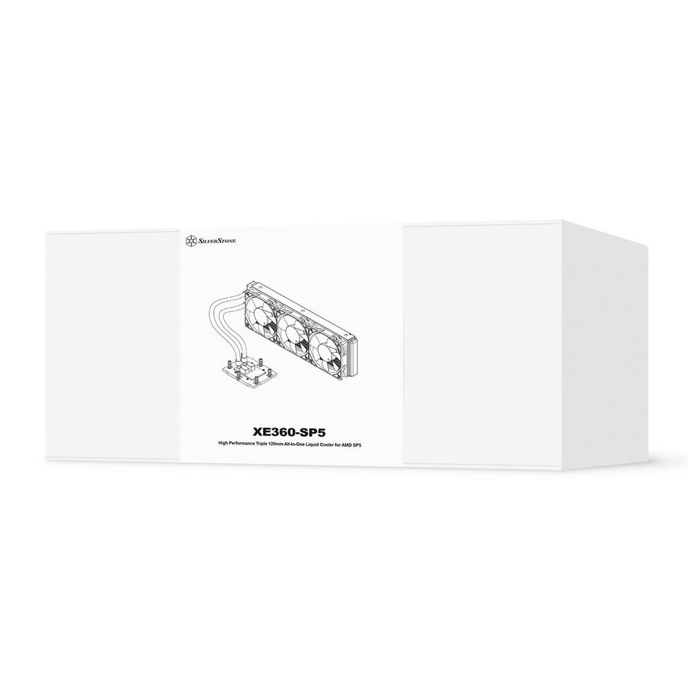 Высокопроизводительный тройной 120 мм жидкостный кулер Silverstone G53XE360SP50020 All-In-One для AM