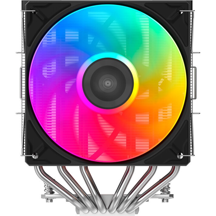 Кулер для процессора/ CPU Cooler SAMA A40L (240W, 4-pin PWM, 152mm, 4x6mm, ARGB, 1x120mm, 78CFM, 29d
