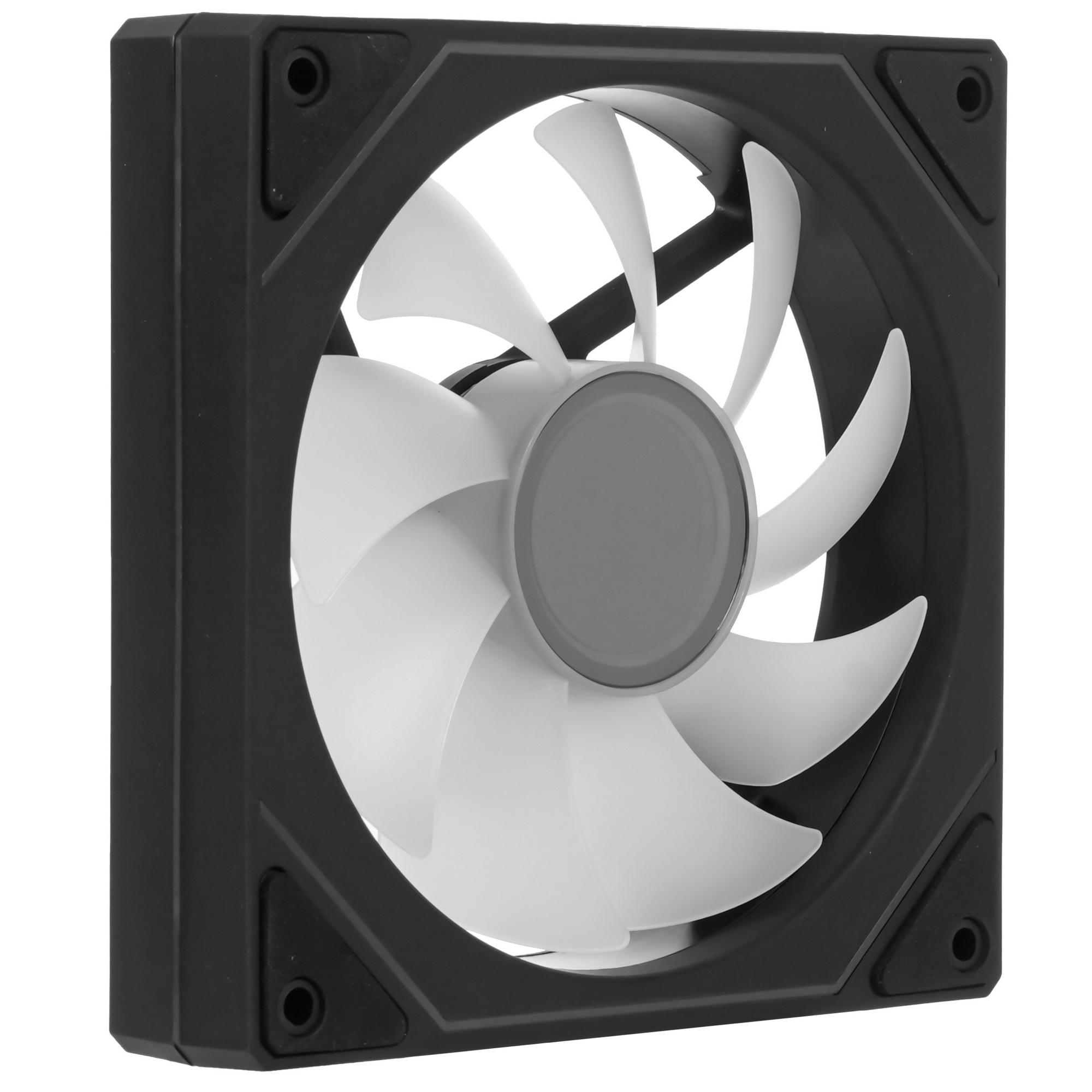 Вентилятор для корпуса Bloody CF-12 LCD ARGB 120х120x25 черный 4-pin 32дБ (упак.:1шт) (CF-12-ARGB120