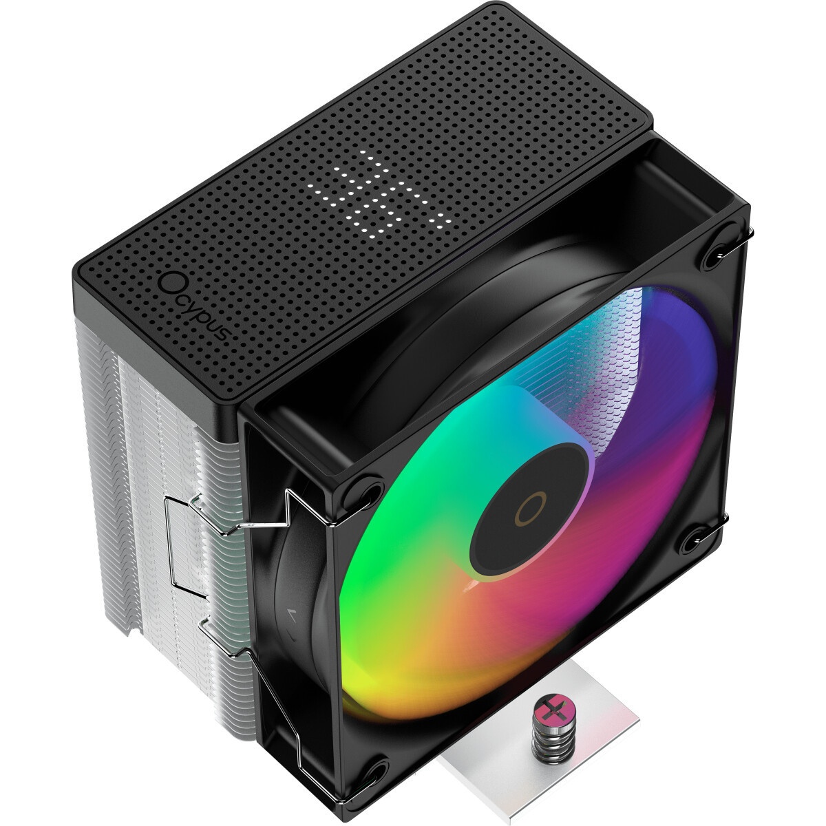 Кулер для процессора/ CPU Cooler SAMA X30L (180W, 4-pin PWM, 133.5mm, 3x6mm, ARGB, 1x100mm, 50.1CFM,