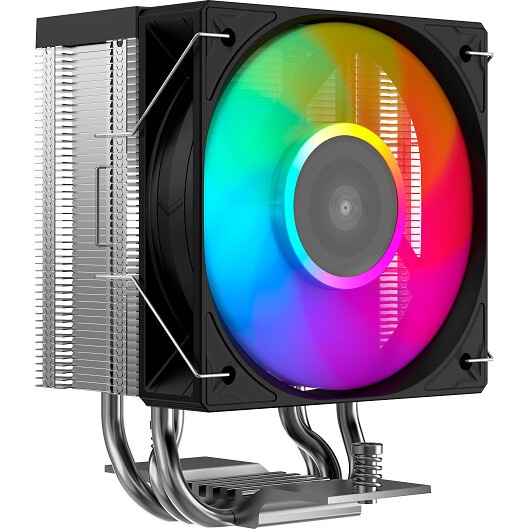 Кулер для процессора/ CPU Cooler SAMA X30L (180W, 4-pin PWM, 133.5mm, 3x6mm, ARGB, 1x100mm, 50.1CFM,