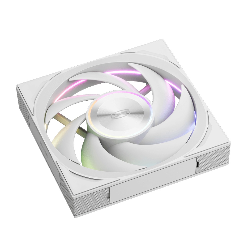 Кулер для корпуса PCCooler F7 X120 ARGB WH 3IN1 (120x120x28mm, 4-pin PWM, ARGB, 83CFM, 33.1dBA, 3000