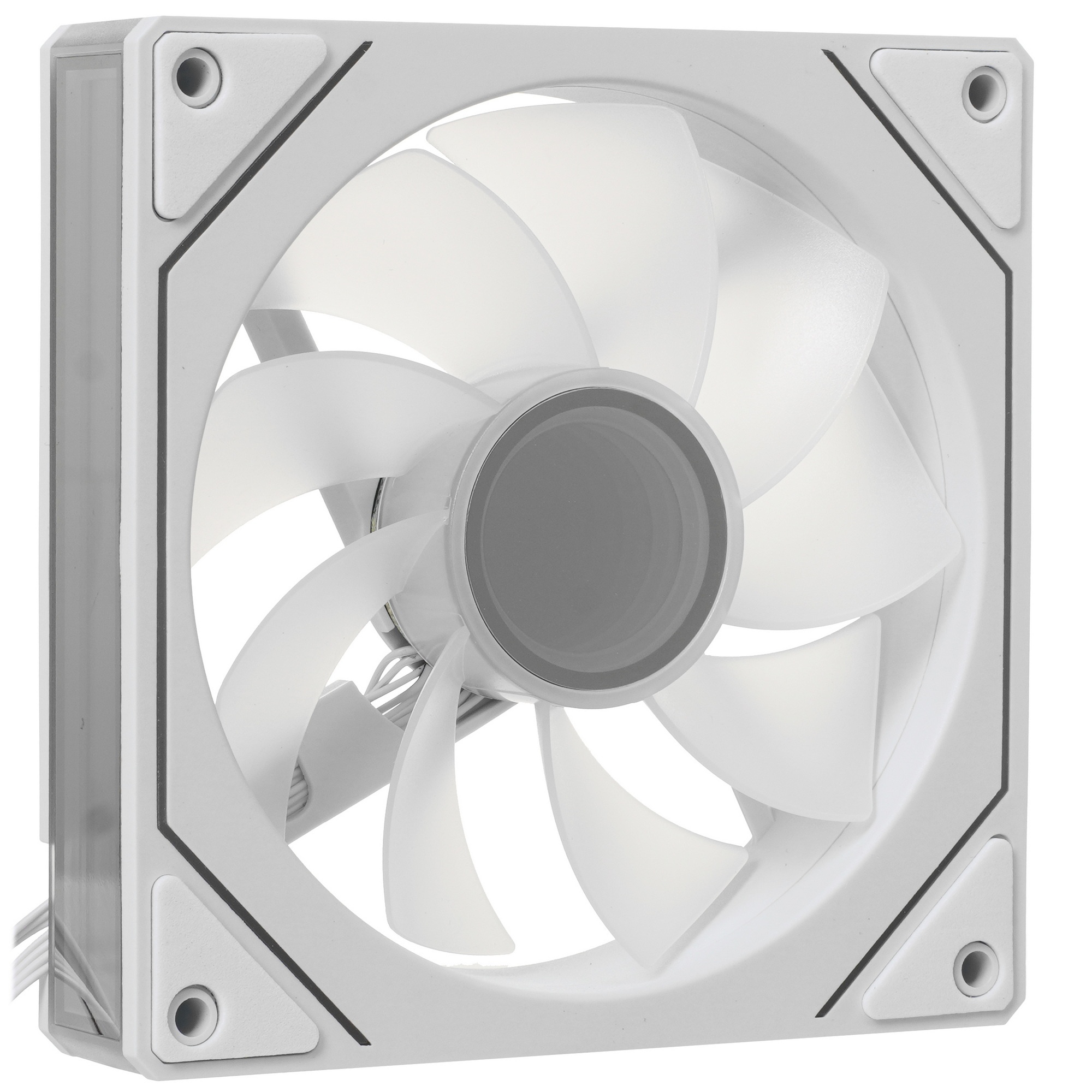 Вентилятор для корпуса Aerocool / Formula Floe 12WH ARPW ARGB белый, 120 мм, 1500 об/мин, 26.8 дБ, 4