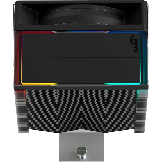 Кулер для процессора SAMA X40L (200W, 4-pin PWM, 133.5mm, 4x6mm, ARGB, 1x100mm, 50.1CFM, 35.2dBA, 26