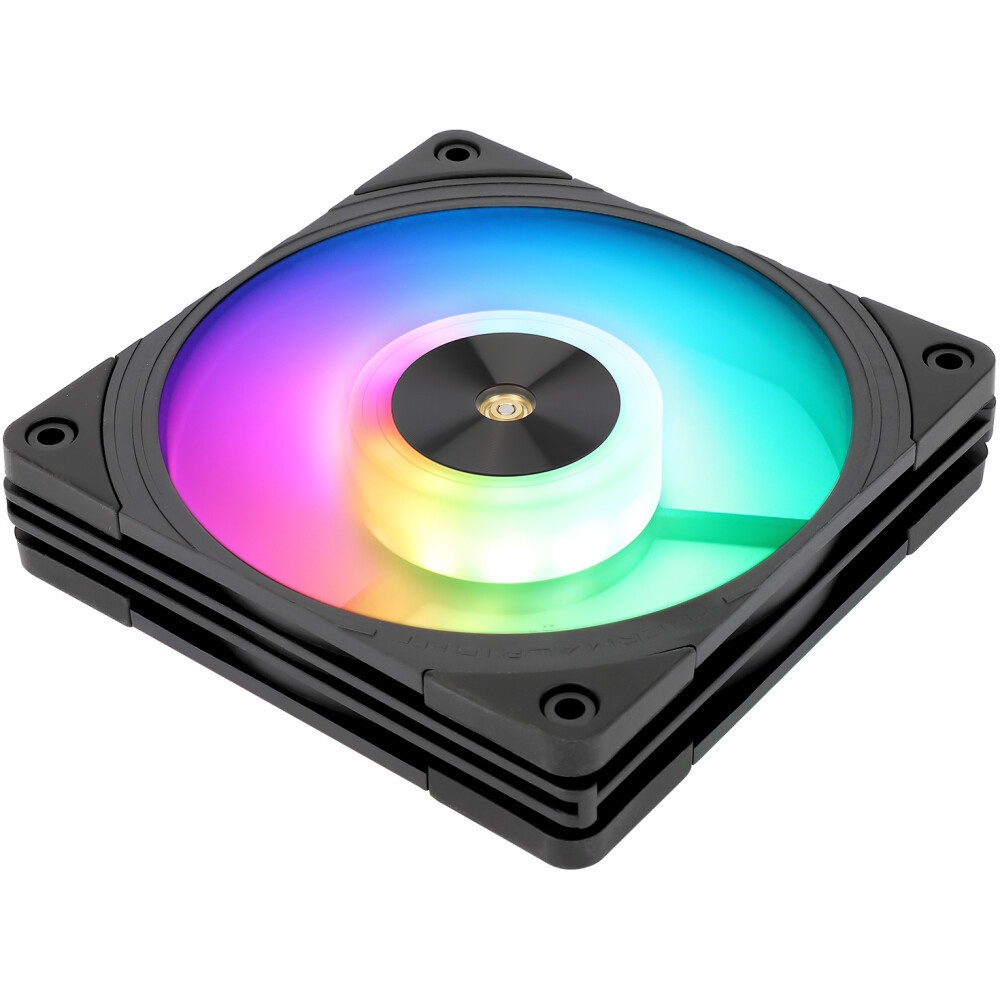 Кулер для корпуса ПК/ Case Cooler NZXT F120 RGB Core (120x120x25mm, 4-pin PWM, RGB, 78.86CFM, 33.88d