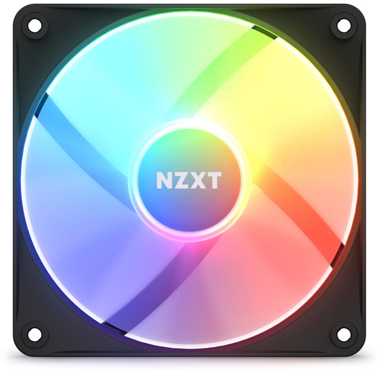 Кулер для корпуса ПК/ Case Cooler NZXT F120 RGB Core (120x120x25mm, 4-pin PWM, RGB, 78.86CFM, 33.88d