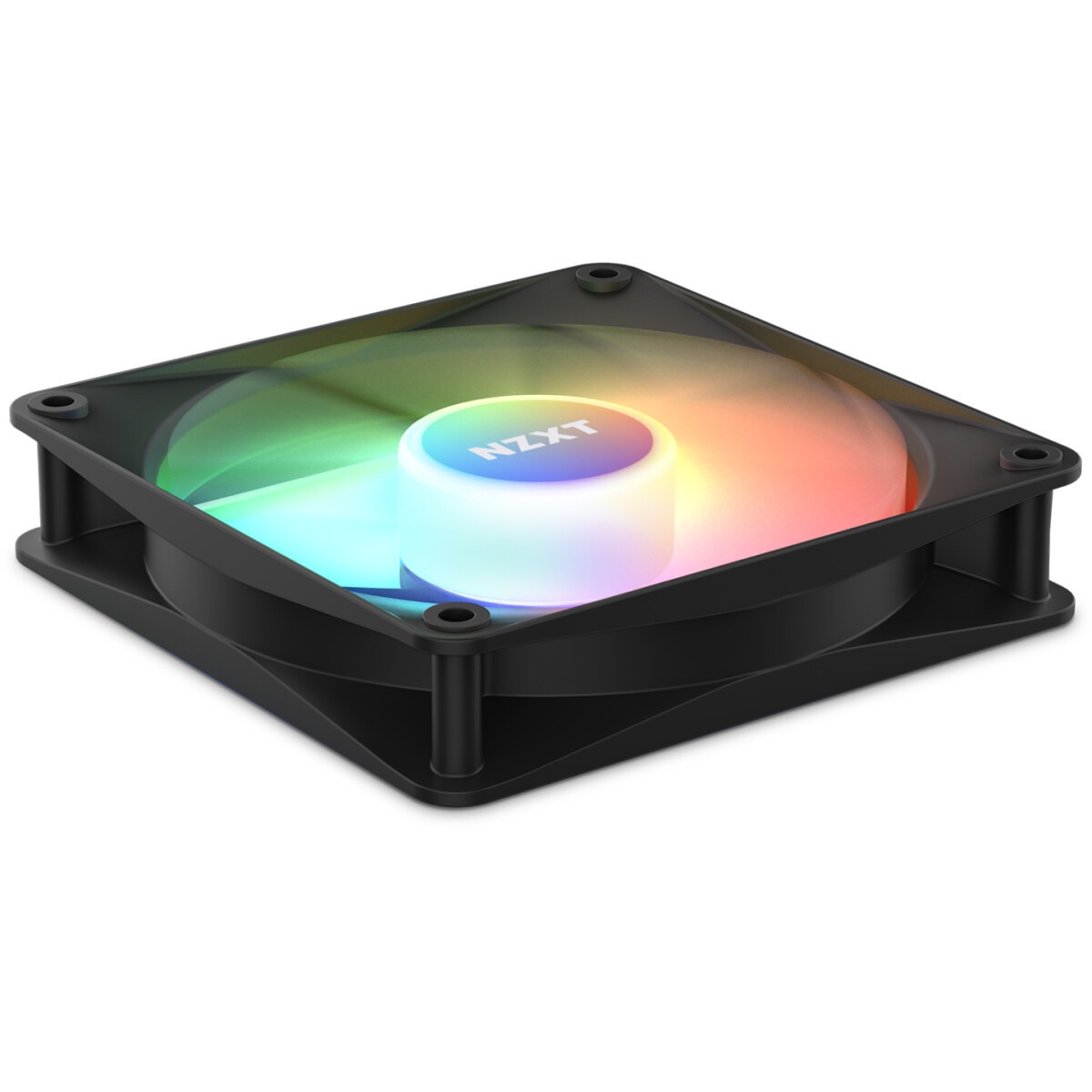 Кулер для корпуса ПК/ Case Cooler NZXT F120 RGB Core (120x120x25mm, 4-pin PWM, RGB, 78.86CFM, 33.88d