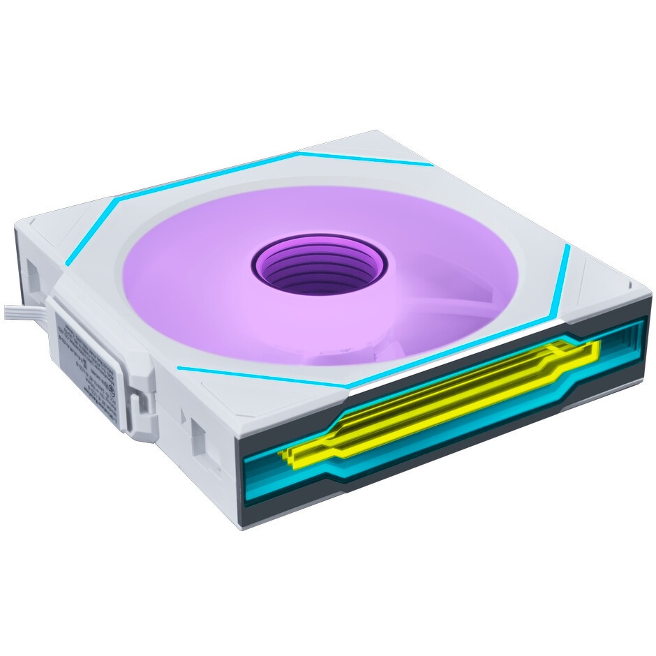 Кулер для корпуса ПК/ Case Cooler NZXT F120 RGB Core (120x120x25mm, 4-pin PWM, RGB, 78.86CFM, 33.88d