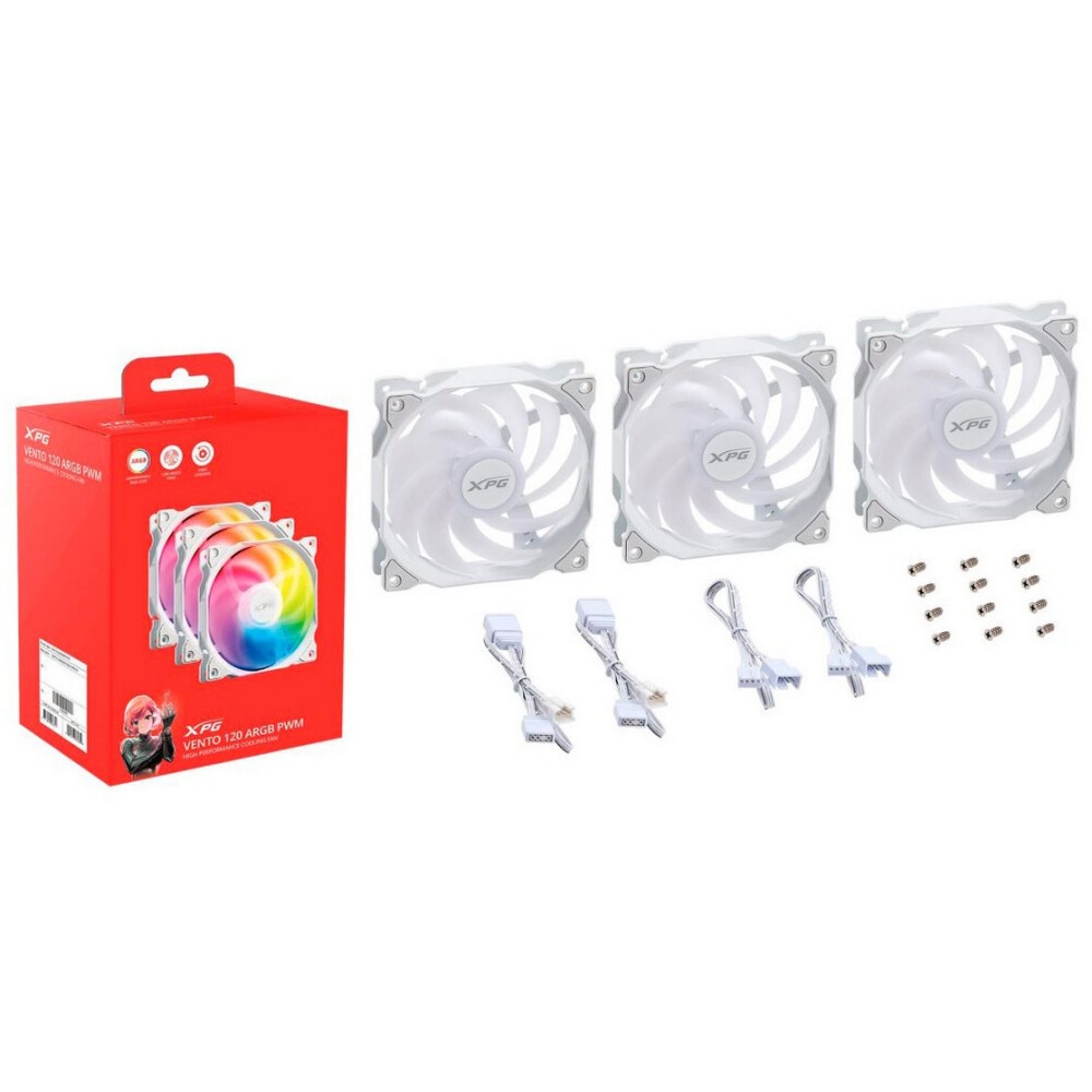 Кулер для корпуса ПК/ Case Cooler NZXT F120 RGB Core Triple Pack (120x120x25mm, 4-pin PWM, RGB, 78.8