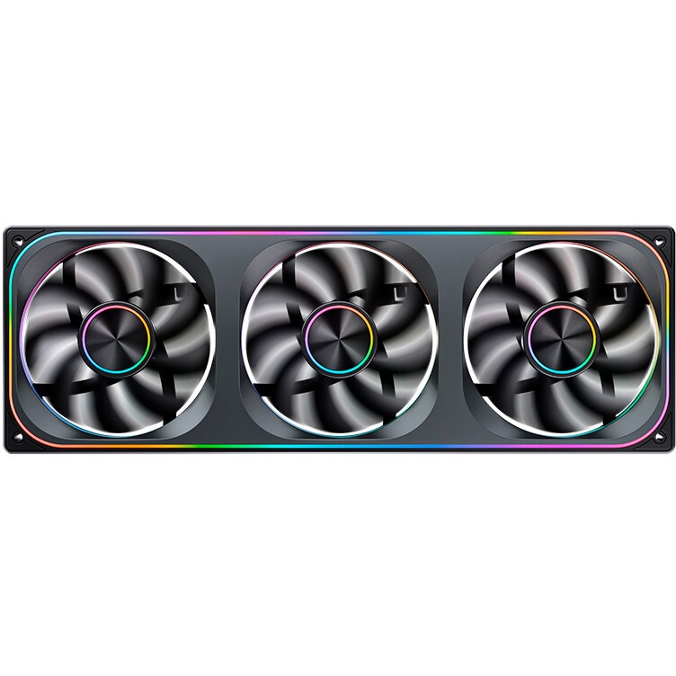 Кулер для корпуса ПК/ Case Cooler NZXT F120 RGB Core Triple Pack (120x120x25mm, 4-pin PWM, RGB, 78.8