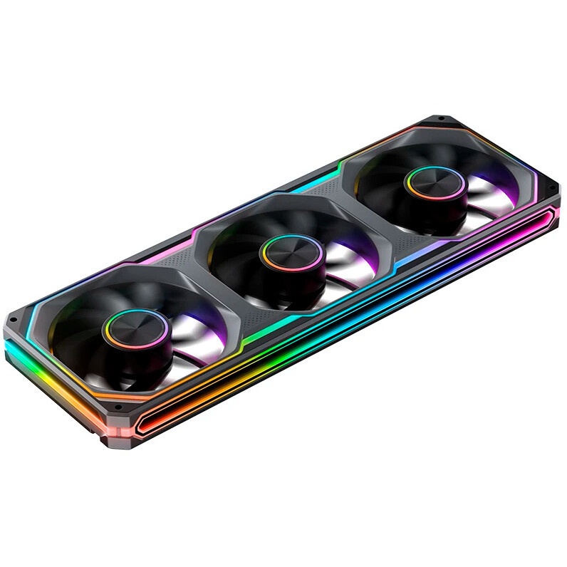 Кулер для корпуса ПК/ Case Cooler NZXT F120 RGB Core Triple Pack (120x120x25mm, 4-pin PWM, RGB, 78.8
